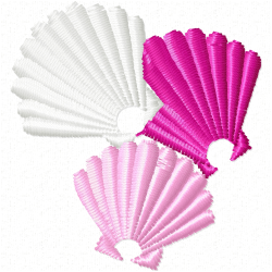 Seashell Embroidery Design 4 Seashell Embroidery Design 4